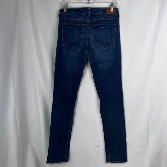 H&M Denim Blue Slim Leg Mid Wash Denim Non Destructed Jeans Size 31 - Picture 2 of 10